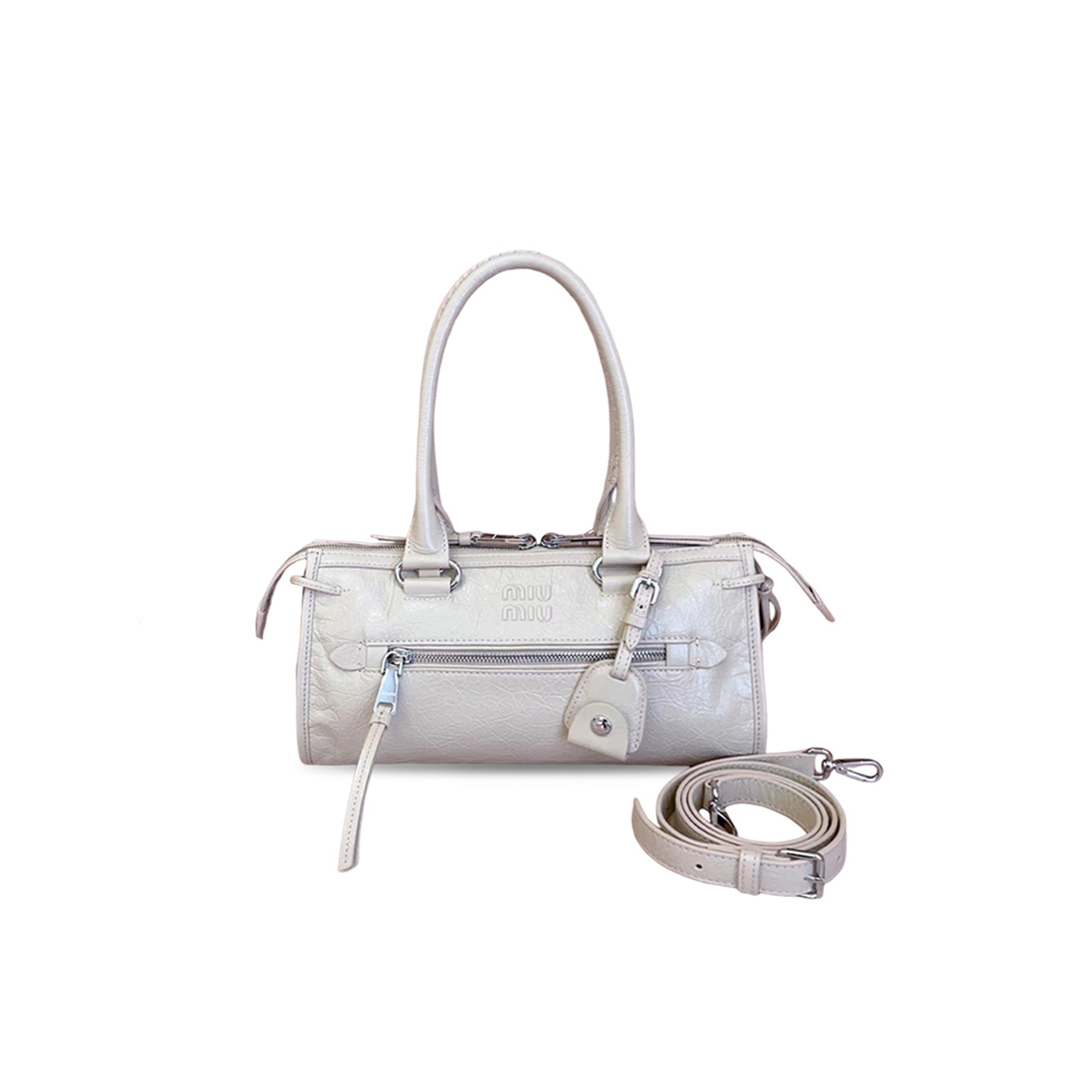 MIU MIU NAPPA LEATHER HANDBAG 5BA332 (30*15*10cm)